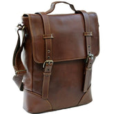 Piel Leather Mayan Deluxe Vertical Briefcase - Luggage Base